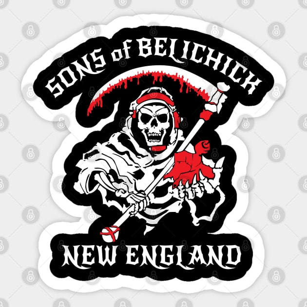 Sons of Belichick Sticker by wickeddecent